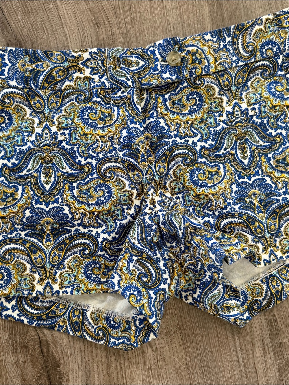 J Crew Paisley shorts